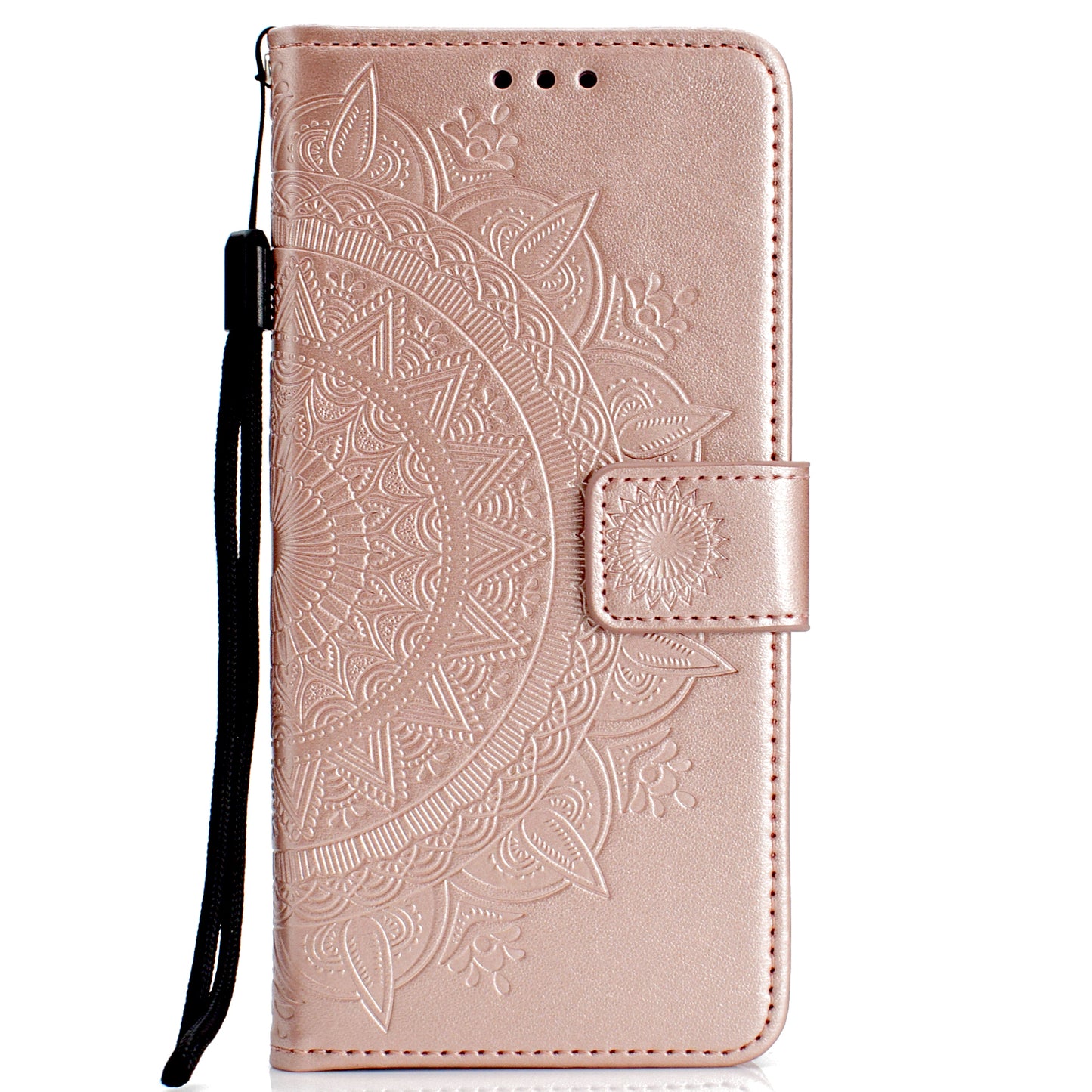 Imprint Totem Pattern Wallet Stand Leather Cover for Huawei Mate 20 Lite