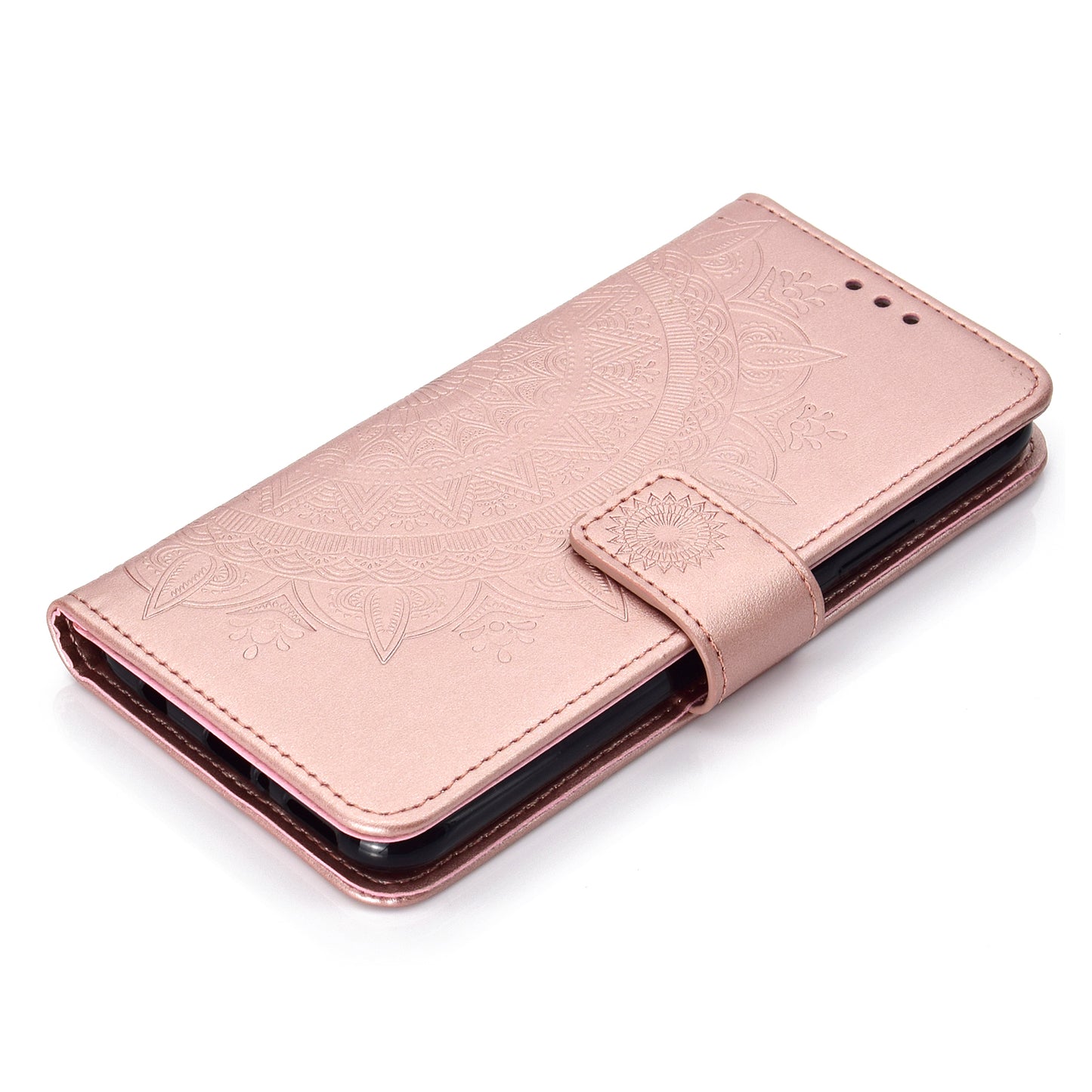 Imprint Totem Pattern Wallet Stand Leather Cover for Huawei Mate 20 Lite