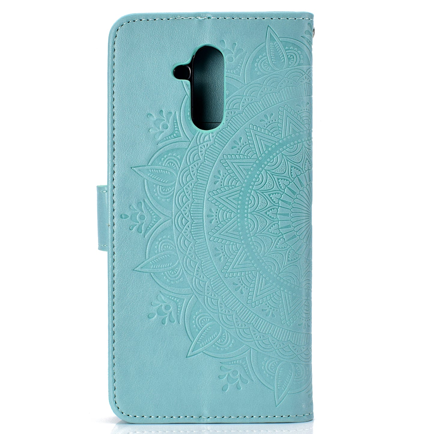 Imprint Totem Pattern Wallet Stand Leather Cover for Huawei Mate 20 Lite