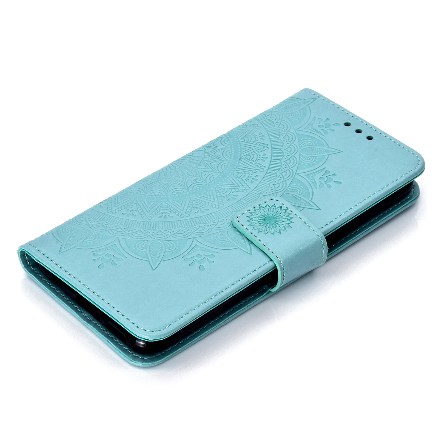 Imprint Totem Pattern Wallet Stand Leather Cover for Huawei Mate 20 Lite