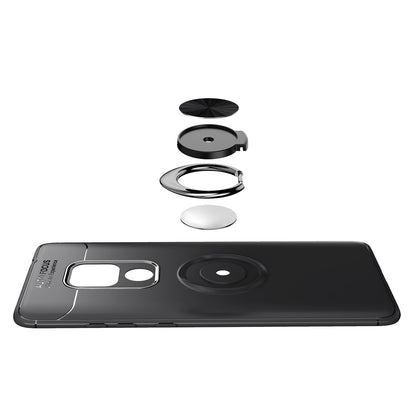 Finger Ring Kickstand TPU Case for Huawei Mate 20 (Built-in Metal Sheet)