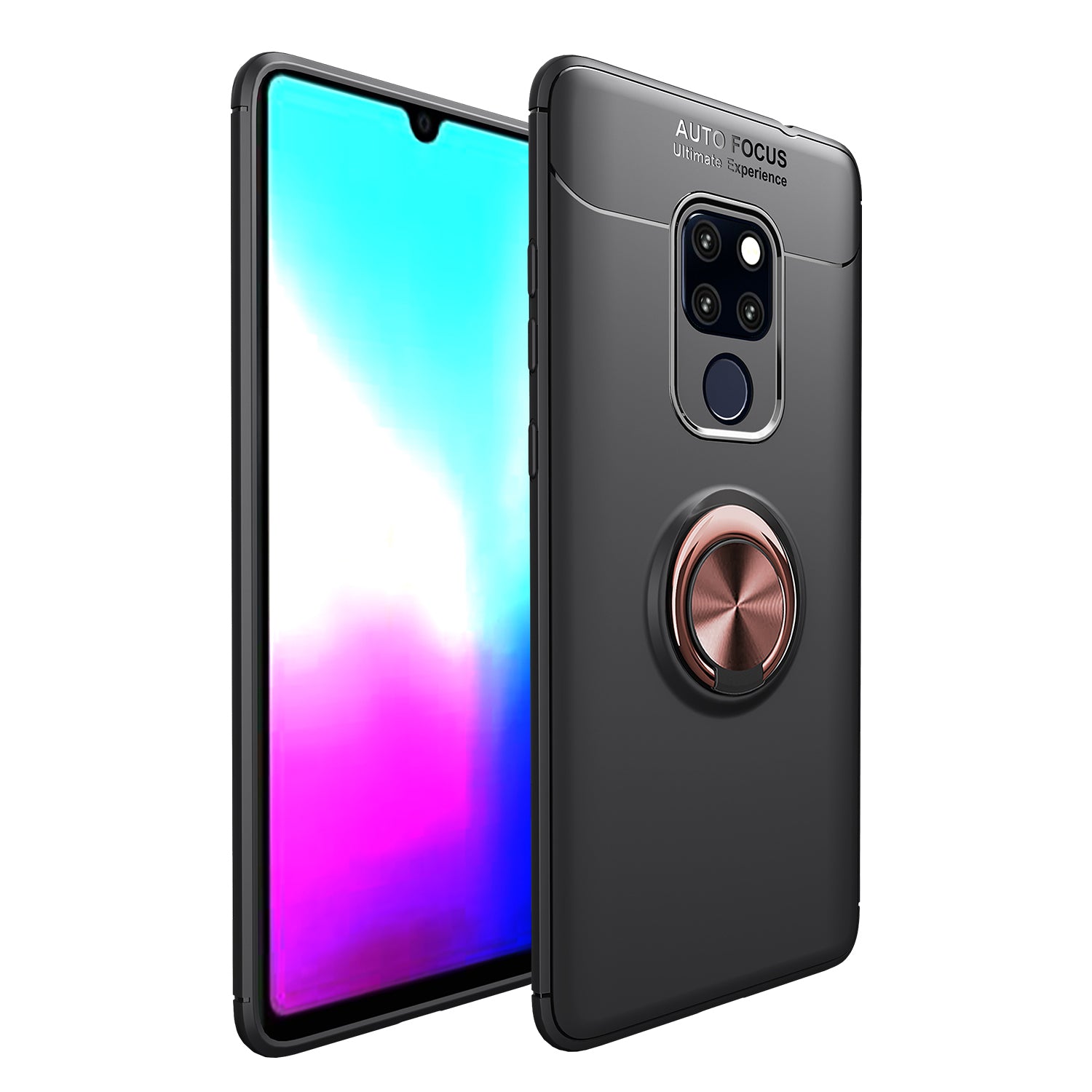 Finger Ring Kickstand TPU Case for Huawei Mate 20 (Built-in Metal Sheet)