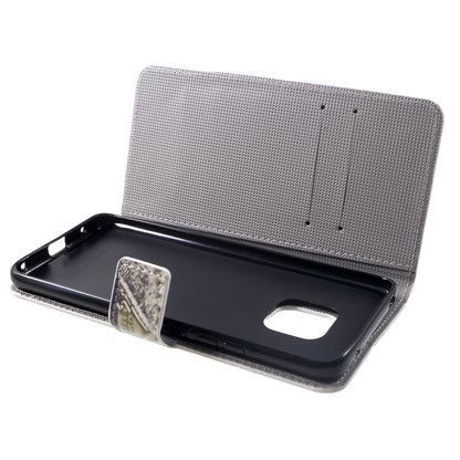 Pattern Printing PU Leather Magnetic Wallet Stand Cover for Huawei Mate 20 Pro