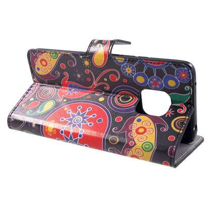 Pattern Printing PU Leather Magnetic Wallet Stand Cover for Huawei Mate 20 Pro