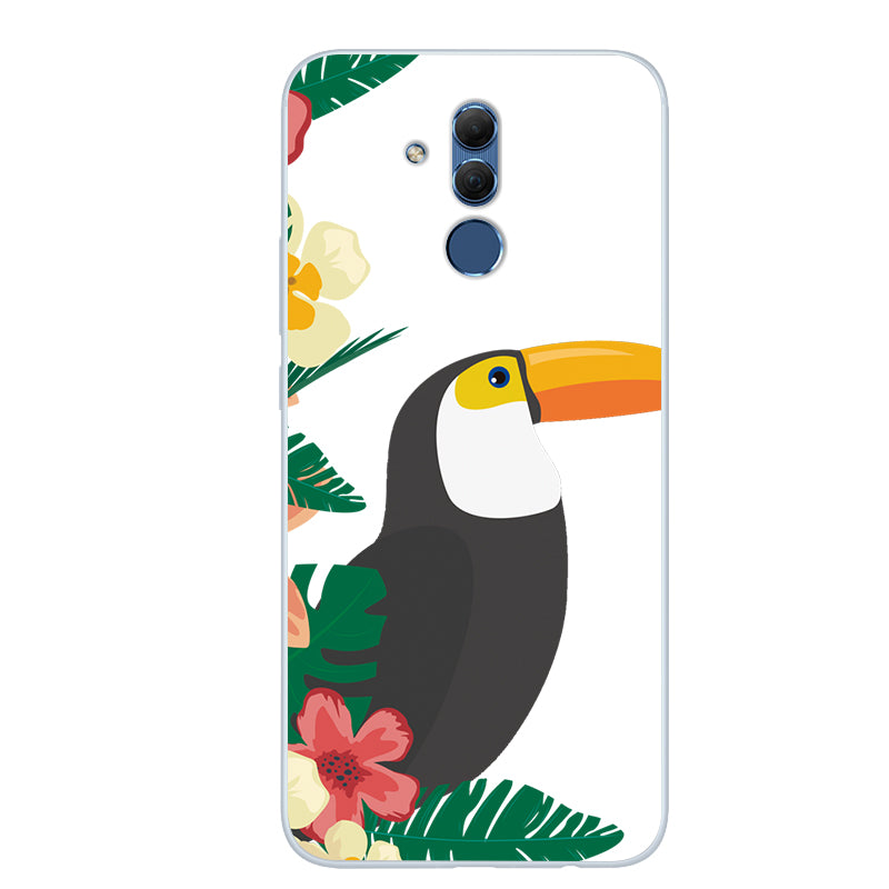 Patterned TPU Soft Mobile Protection Case Accessory for Huawei Mate 20 Lite / Maimang 7