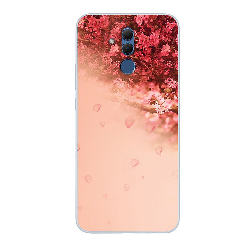 Patterned TPU Soft Mobile Protection Case Accessory for Huawei Mate 20 Lite / Maimang 7