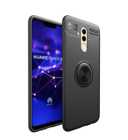 Finger Ring Kickstand TPU Case for Huawei Mate 20 Lite (Built-in Metal Sheet)