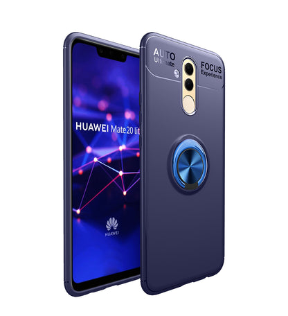 Finger Ring Kickstand TPU Case for Huawei Mate 20 Lite (Built-in Metal Sheet)