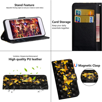 Pattern Printing Leather Wallet Cover for Huawei Mate 20 Lite