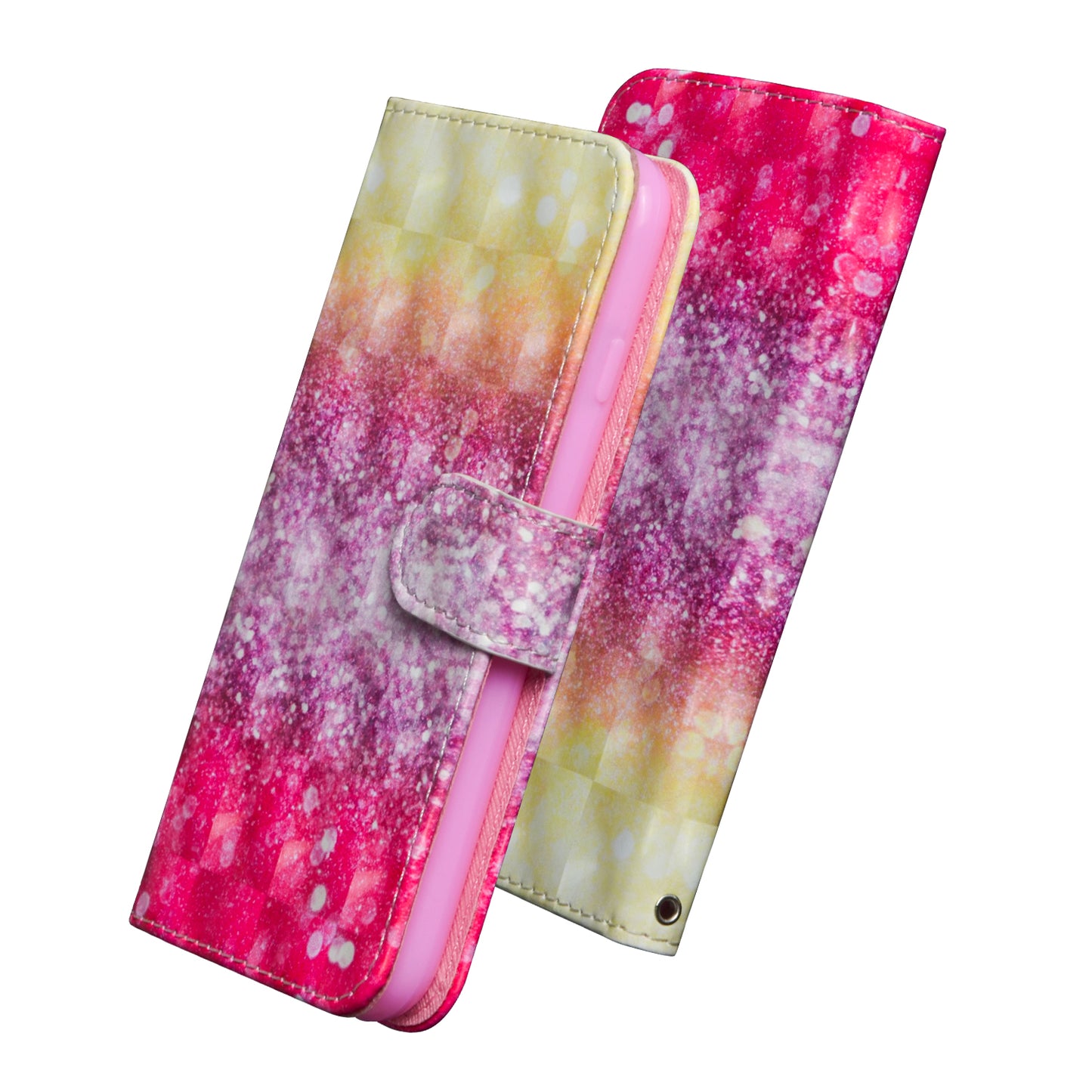 Pattern Printing Leather Wallet Cover for Huawei Mate 20 Lite