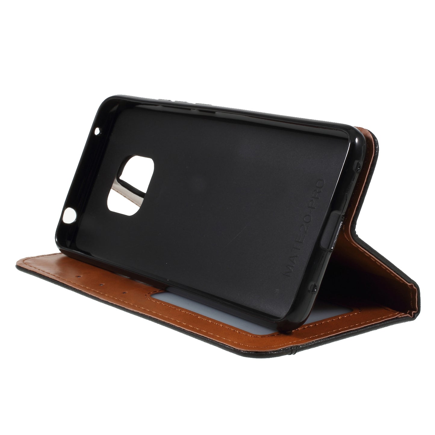 PU Leather Auto-absorbed Stand Wallet Phone Cover for Huawei Mate 20 Pro