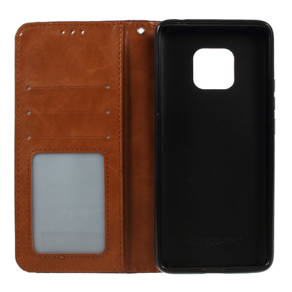 PU Leather Auto-absorbed Stand Wallet Phone Cover for Huawei Mate 20 Pro