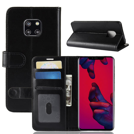 Crazy Horse Wallet Stand Leather Case for Huawei Mate 20 Pro