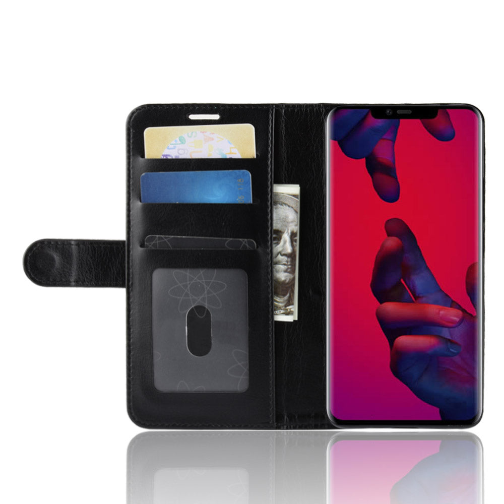 Crazy Horse Wallet Stand Leather Case for Huawei Mate 20 Pro