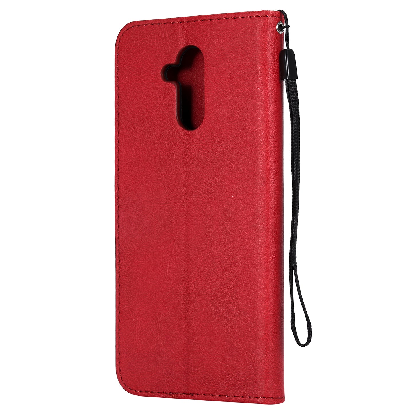 KT Leather Series-2 Wallet Leather Stand  Case for Huawei Mate 20 Lite / Maimang 7 with Strap