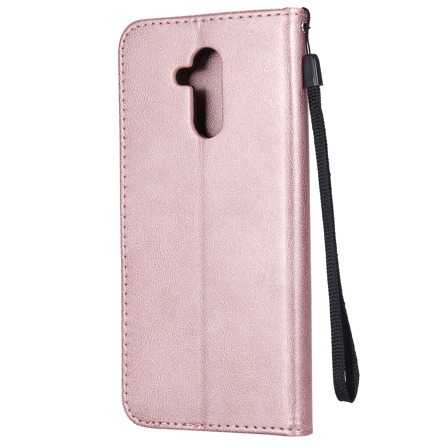 KT Leather Series-2 Wallet Leather Stand  Case for Huawei Mate 20 Lite / Maimang 7 with Strap