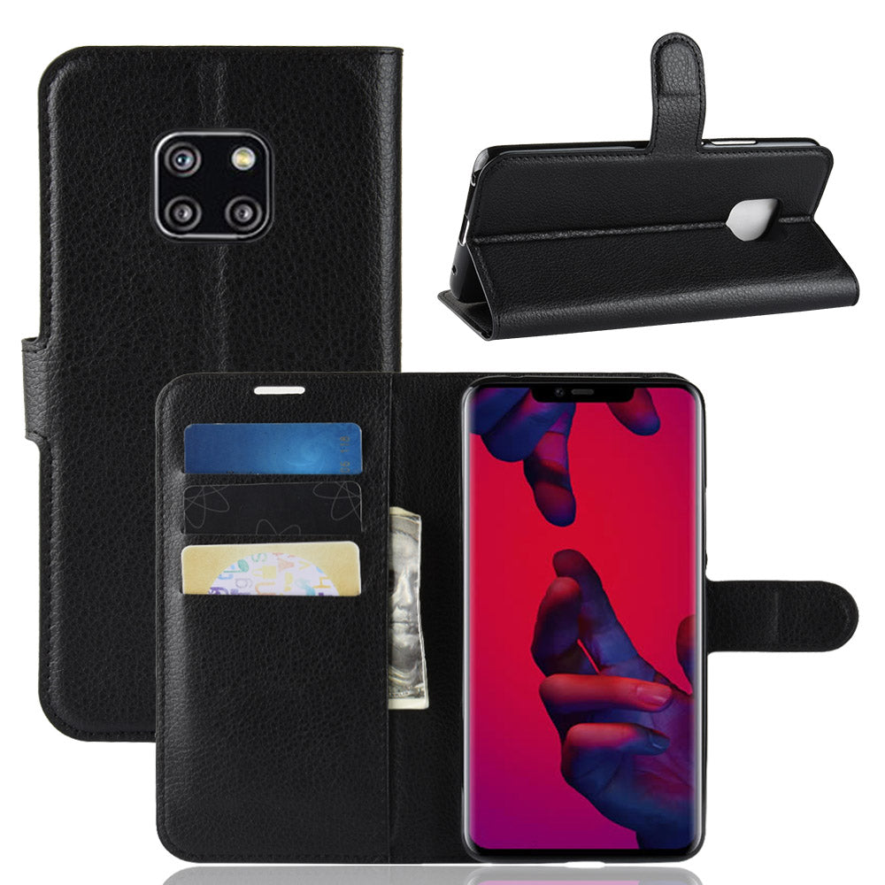 Litchi Texture Wallet Protective Leather Case for Huawei Mate 20 Pro