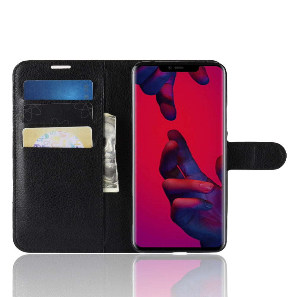 Litchi Texture Wallet Protective Leather Case for Huawei Mate 20 Pro