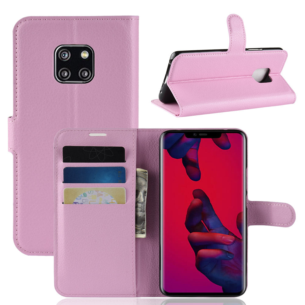 Litchi Texture Wallet Protective Leather Case for Huawei Mate 20 Pro