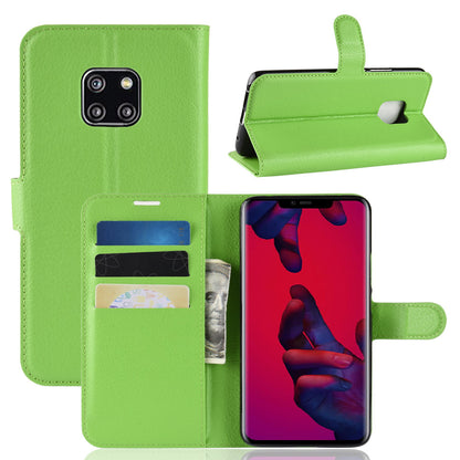 Litchi Texture Wallet Protective Leather Case for Huawei Mate 20 Pro