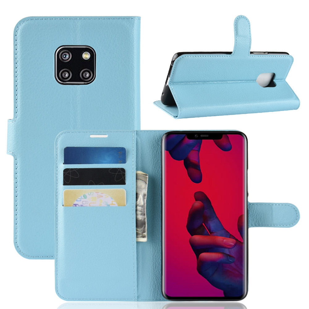 Litchi Texture Wallet Protective Leather Case for Huawei Mate 20 Pro