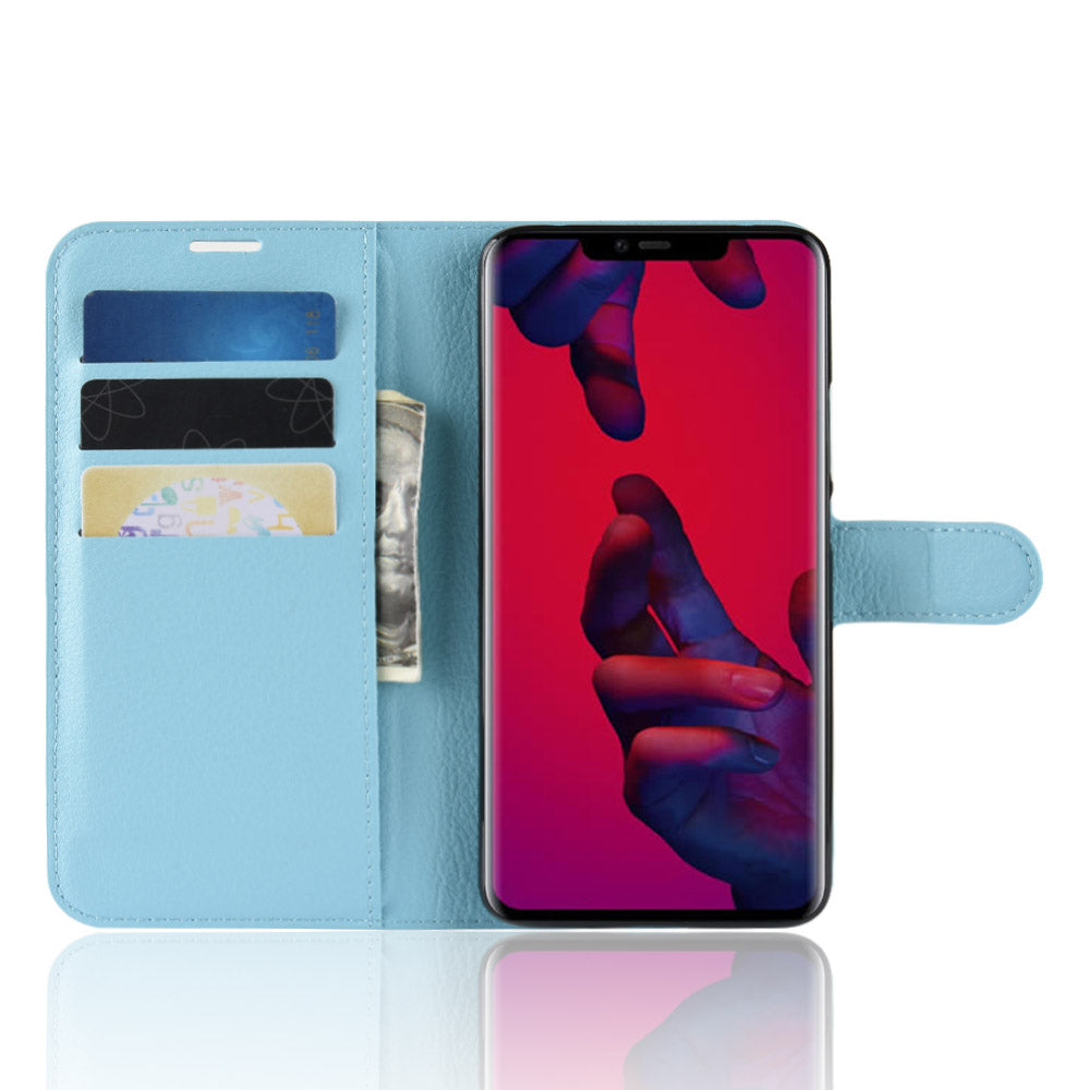 Litchi Texture Wallet Protective Leather Case for Huawei Mate 20 Pro