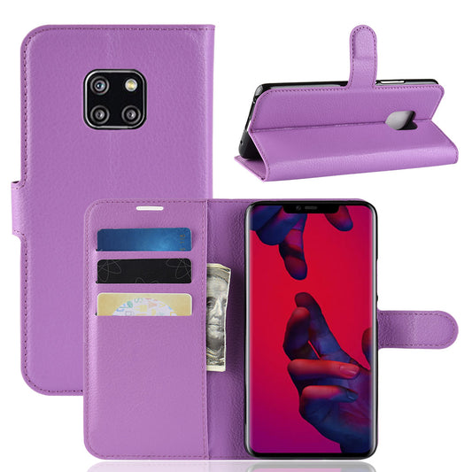 Litchi Texture Wallet Protective Leather Case for Huawei Mate 20 Pro