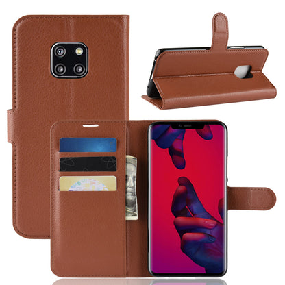 Litchi Texture Wallet Protective Leather Case for Huawei Mate 20 Pro