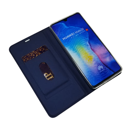 Magnetic Adsorption Leather Card Holder Cover for Huawei Mate 20