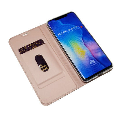 Magnetic Adsorption Leather Card Holder Case for Huawei Mate 20 Pro