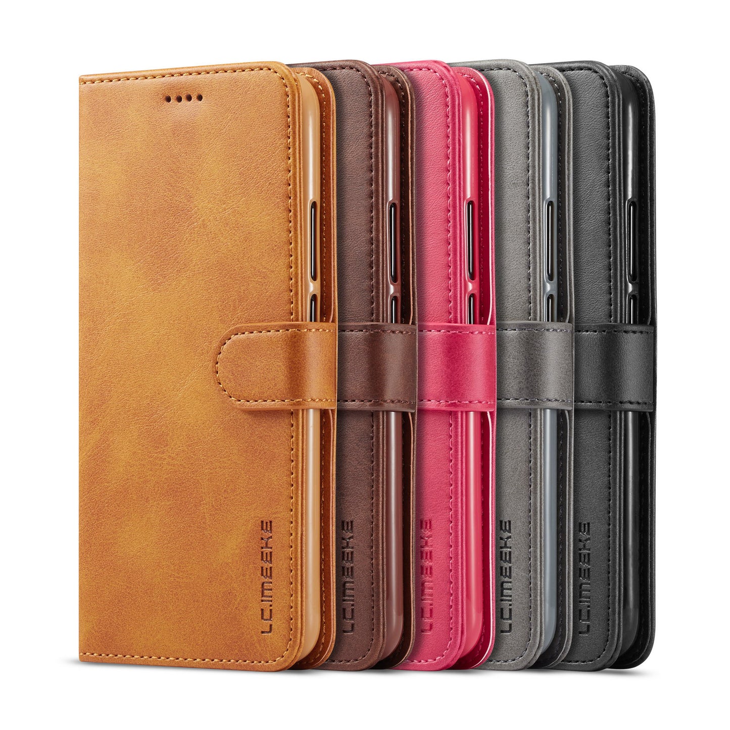 LC.IMEEKE Wallet Leather Stand Case for Huawei Mate 20 Lite