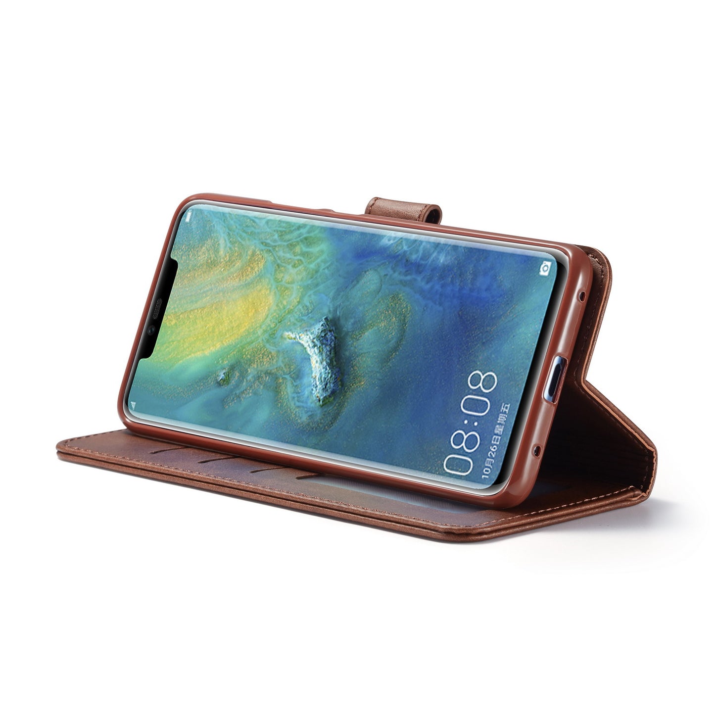 LC.IMEEKE Wallet Leather Stand Case for Huawei Mate 20 Pro