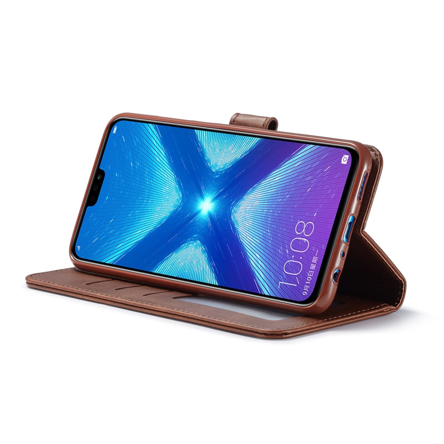 LC.IMEEKE Wallet Leather Stand Case for Huawei Honor 8X / Honor View 10 Lite