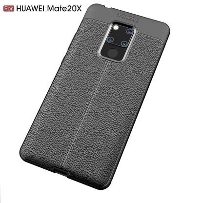 Litchi Grain TPU Back Mobile Phone Case for Huawei Mate 20 X