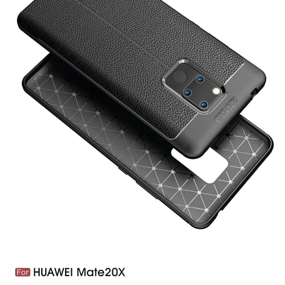 Litchi Grain TPU Back Mobile Phone Case for Huawei Mate 20 X