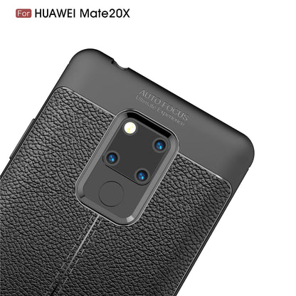 Litchi Grain TPU Back Mobile Phone Case for Huawei Mate 20 X