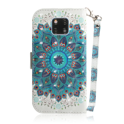 Pattern Printing Wallet Stand Leather Shell for Huawei Mate 20 Pro