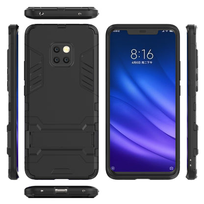 Cool Guard PC TPU Hybrid Mobile Phone Case with Kickstand for Huawei Mate 20 Pro