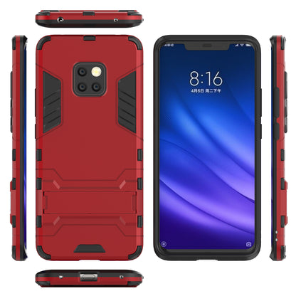 Cool Guard PC TPU Hybrid Mobile Phone Case with Kickstand for Huawei Mate 20 Pro