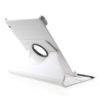 Litchi Skin Leather Shell Cover Case with 360-Degree Rotating Stand for Huawei MediaPad T5 10