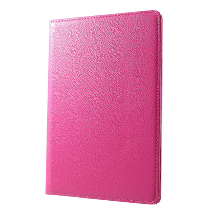 Litchi Skin Leather Shell Cover Case with 360-Degree Rotating Stand for Huawei MediaPad T5 10