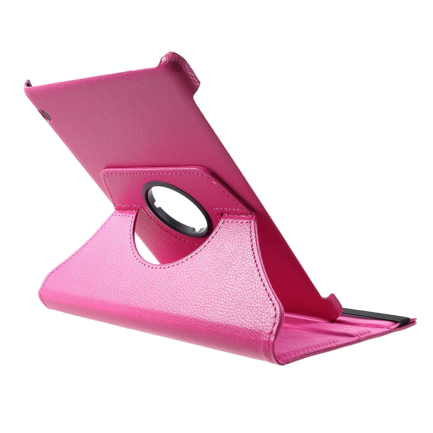 Litchi Skin Leather Shell Cover Case with 360-Degree Rotating Stand for Huawei MediaPad T5 10