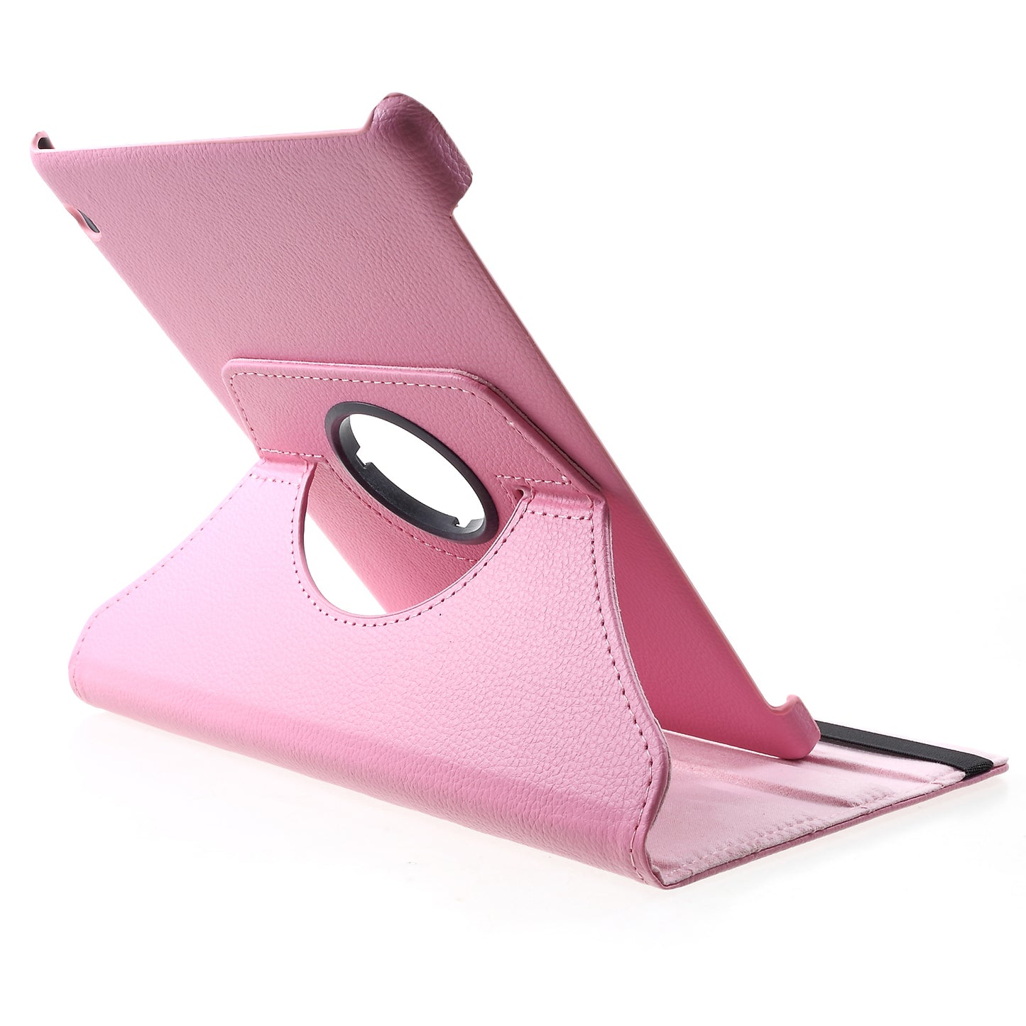 Litchi Skin Leather Shell Cover Case with 360-Degree Rotating Stand for Huawei MediaPad T5 10