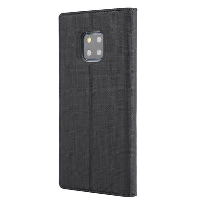 VILI DMX Window View Cross Texture Leather Stand Case for Huawei Mate 20 Pro