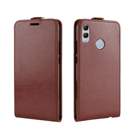 Crazy Horse Vertical Leather Card Holder Case for Huawei Honor 10 Lite / P Smart (2019)