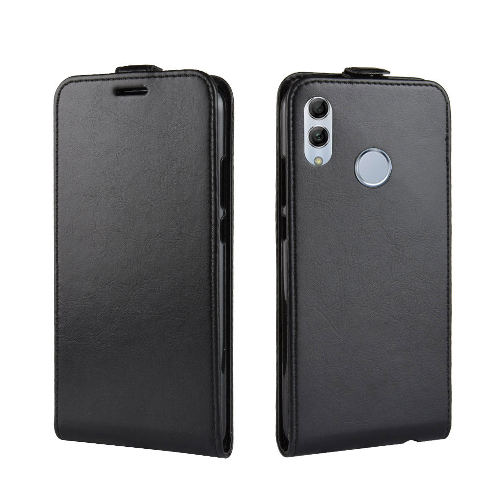 Crazy Horse Vertical Leather Card Holder Case for Huawei Honor 10 Lite / P Smart (2019)