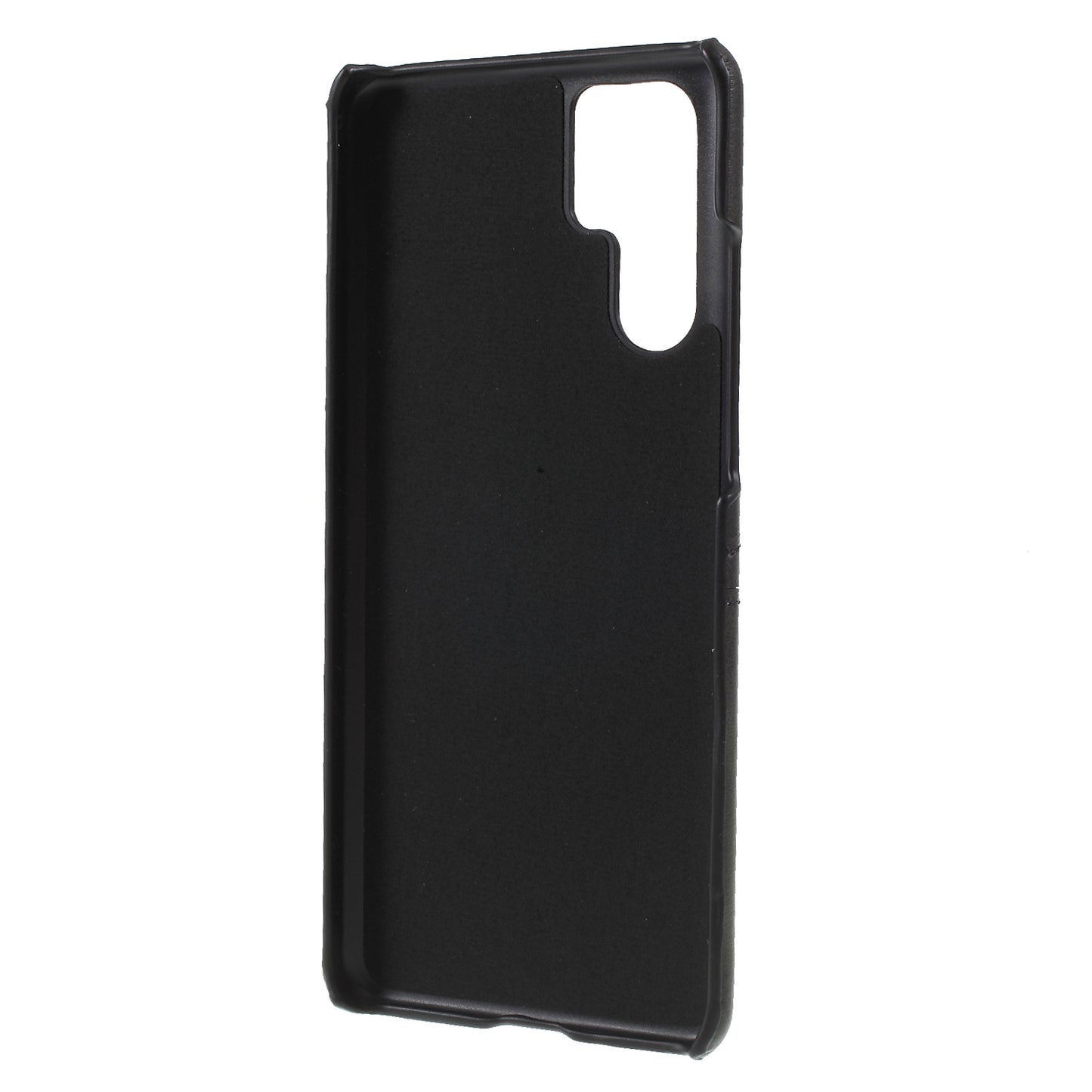 [Double Card Slots] PU Leather Coated PC Phone Cover for Huawei P30 Pro