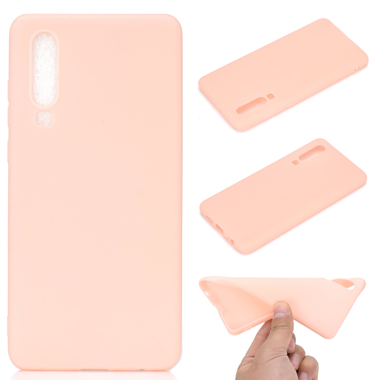 Solid Color Matte TPU Cell Phone Case for Huawei P30