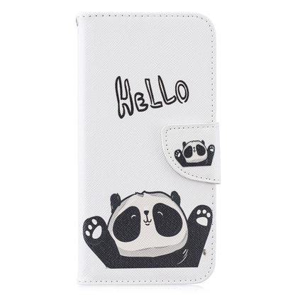 [Pattern Printing] Leather Wallet Protective Case for Huawei P30 Lite