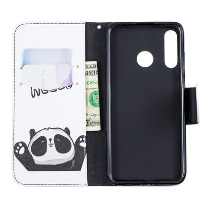 [Pattern Printing] Leather Wallet Protective Case for Huawei P30 Lite